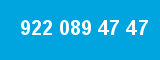 922 089 47 47 922 089 47 47